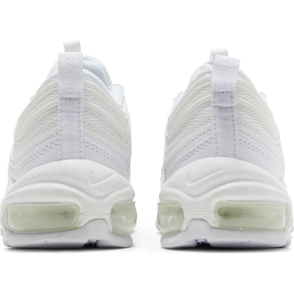 Nike Air Max 97 Women's Triple White DH8016 100 Sneakers Shoes Retro Running - Picture 5 of 7